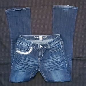 NV sequined jeans size 9